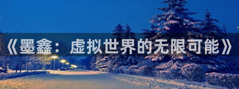 鼎点娱乐官方平台：《墨鑫：虚拟世界的无限可能》